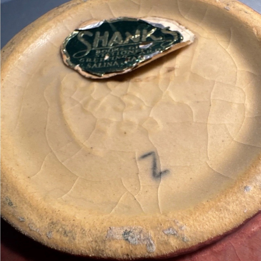 Roseville Pottery, Bittersweet Planter, 1951, 800-4, 4" Tall - Picture 7 of 8